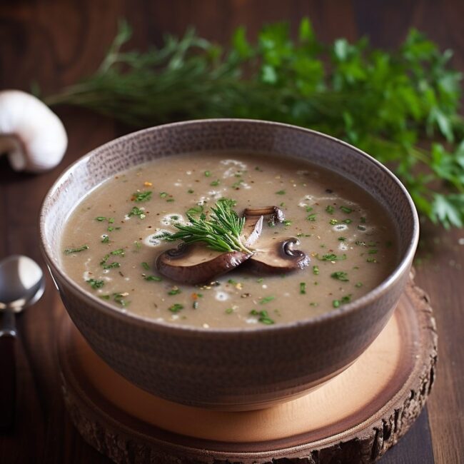 Baby Bella Mushroom Soup