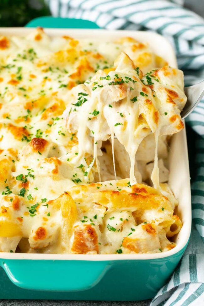 Chicken Alfredo Casserole