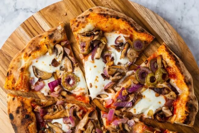 Shiitake Mushroom Pizza