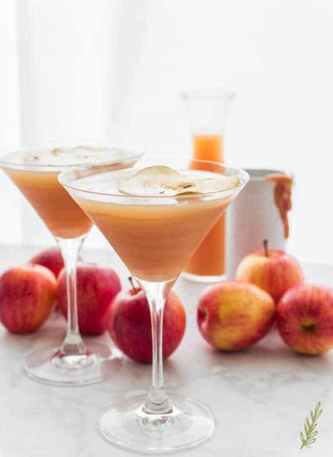 Caramel Apple Cider Martini