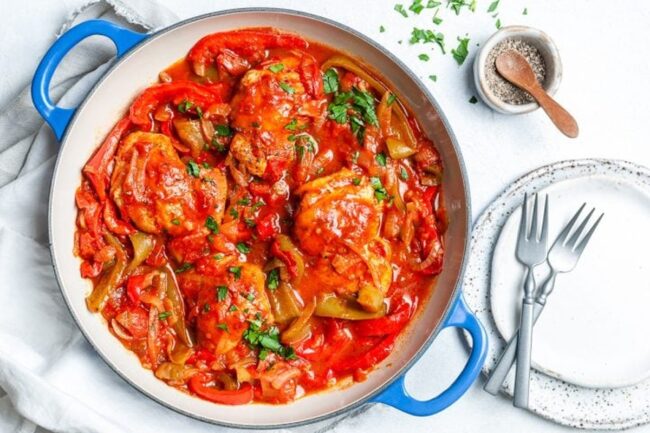 Poulet Basquaise