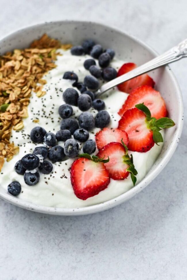 Cottage Cheese and Fruit