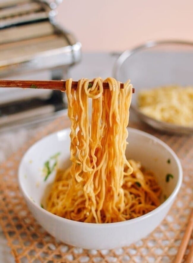 Traditional Chinese Egg Noodles