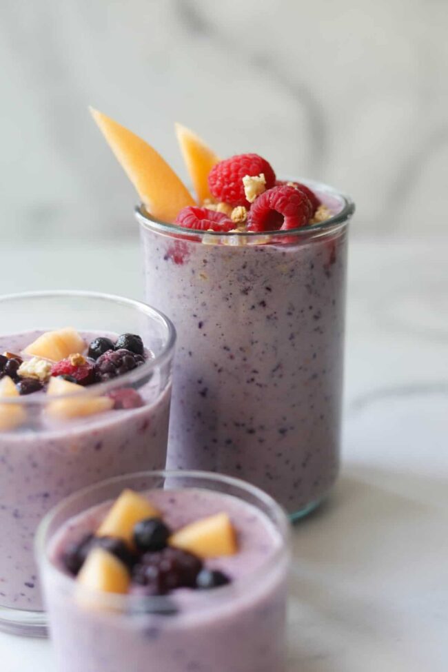 Cantaloupe Berry Smoothie
