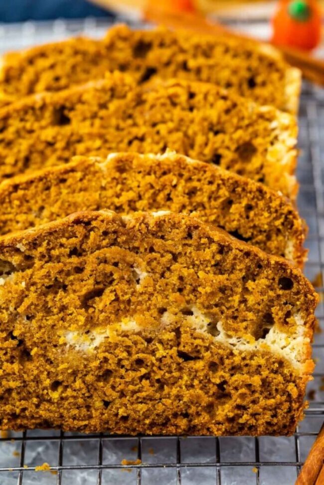 Pumpkin Cream Cheese Bread