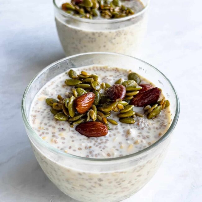 Chia Seed Overnight Oats