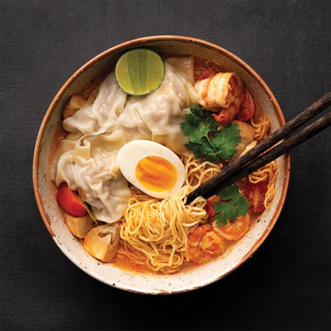 Thai Egg Noodle Soup