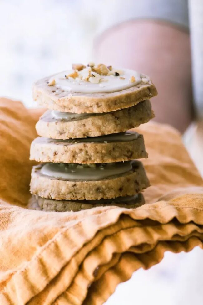 Maple Walnut Shortbread