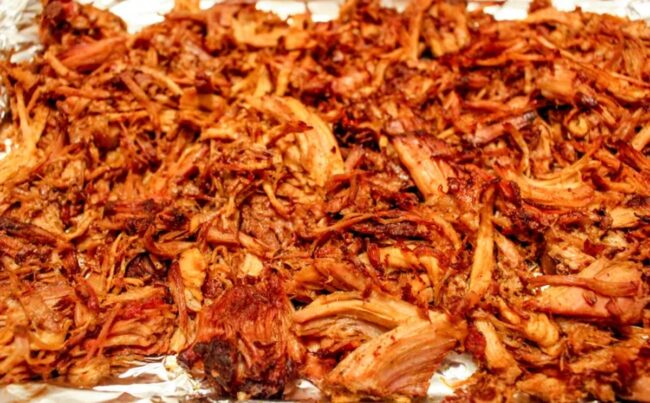 Spicy Shredded Pork Tacos
