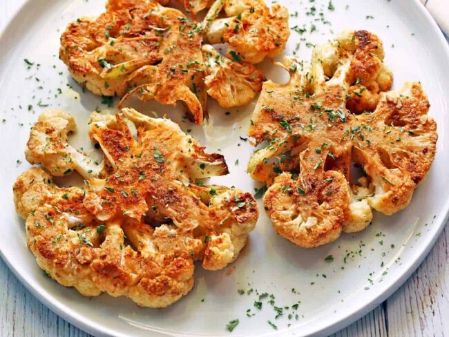 Smoked Cauliflower Steaks
