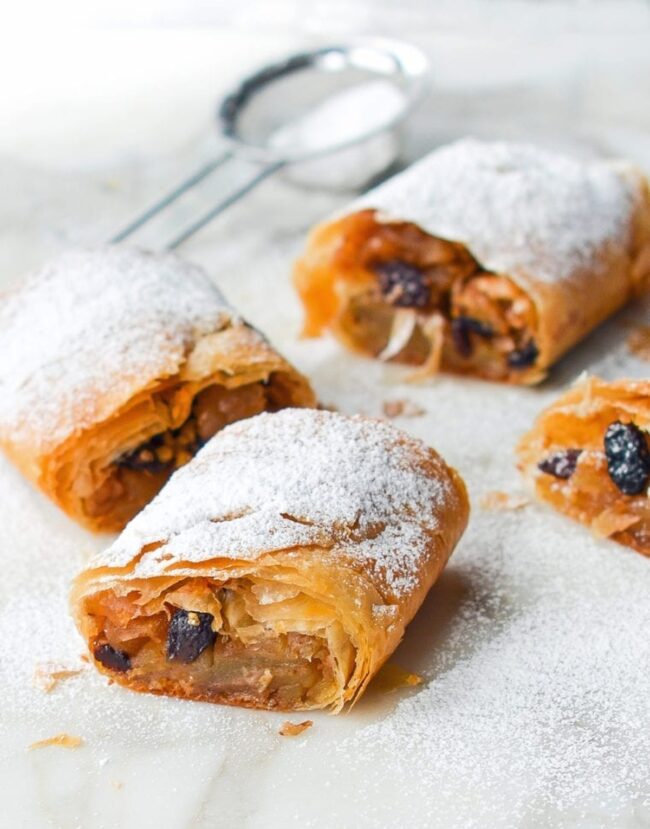 Apple and Walnut Strudel