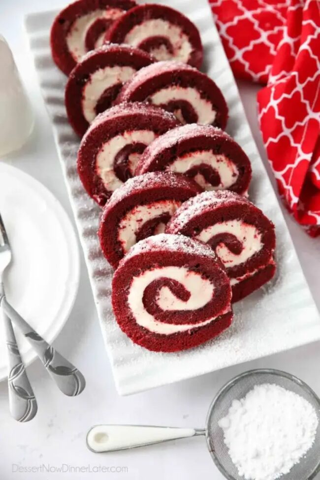 Red Velvet Cake Roll