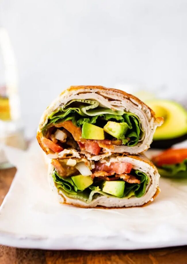 Cottage Cheese and Veggie Wrap