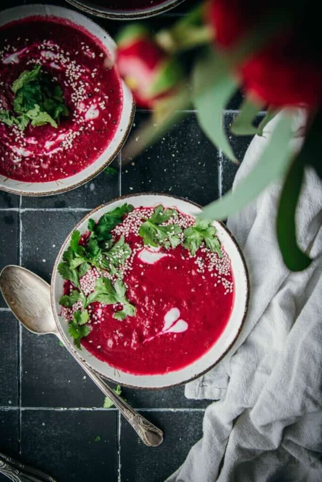 Beetroot and Carrot Soup