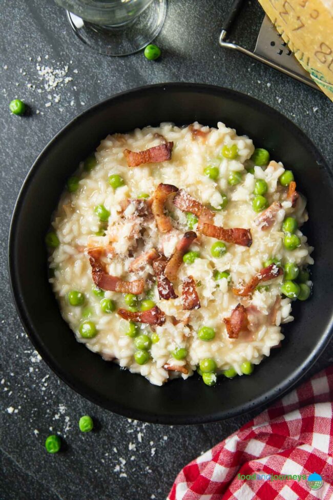 Pancetta and Pea Risotto