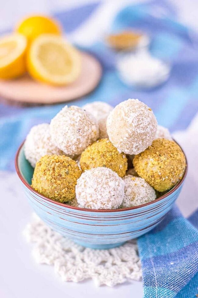 Lemon Coconut Energy Balls