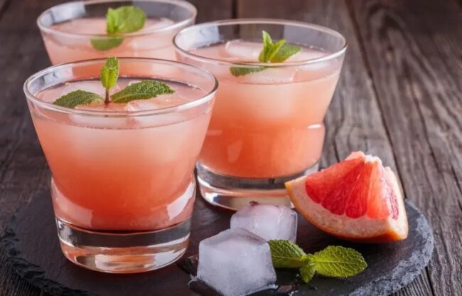 Pink Grapefruit Martini