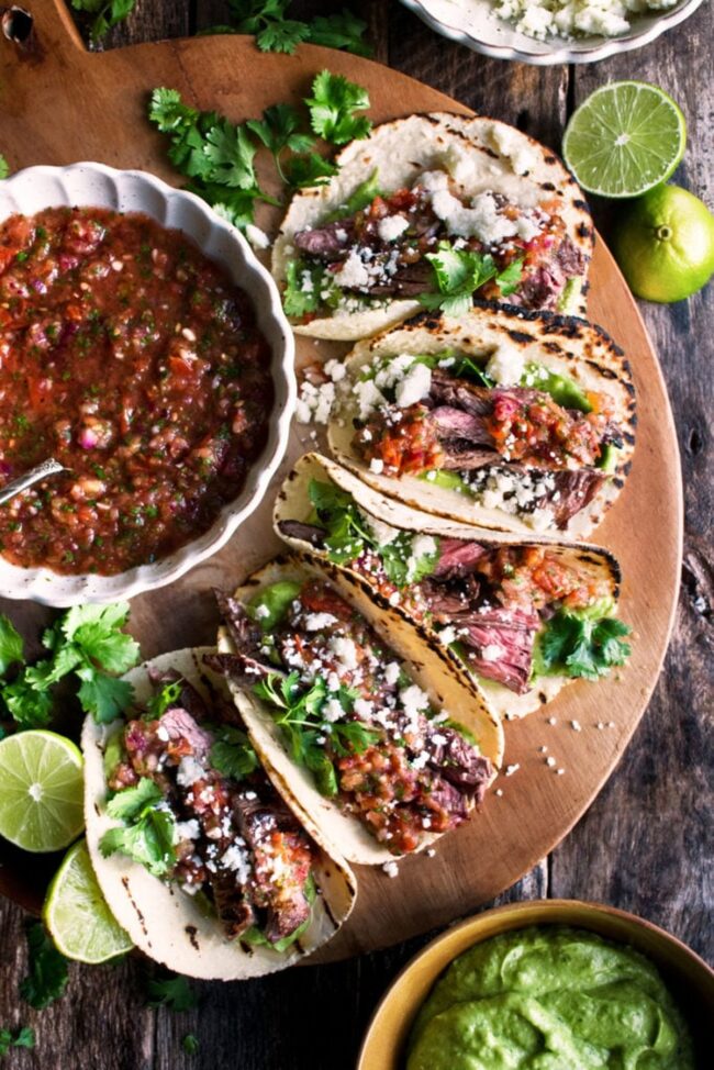 Beef Tacos with Salsa