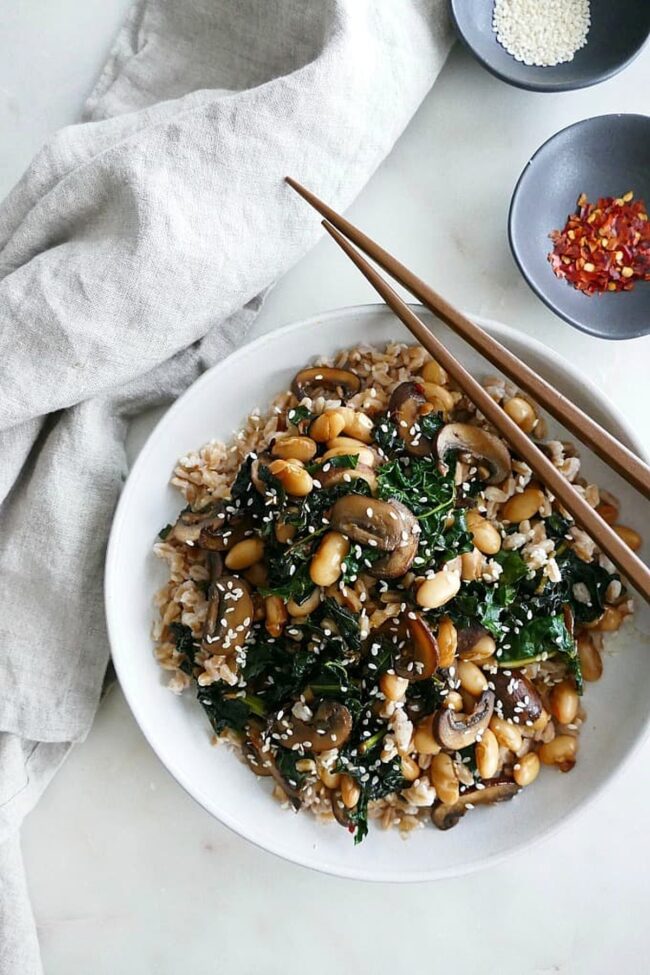 Baby Bella Mushroom Stir-Fry
