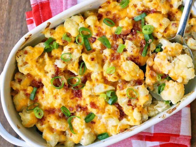 Cheesy Cauliflower Casserole