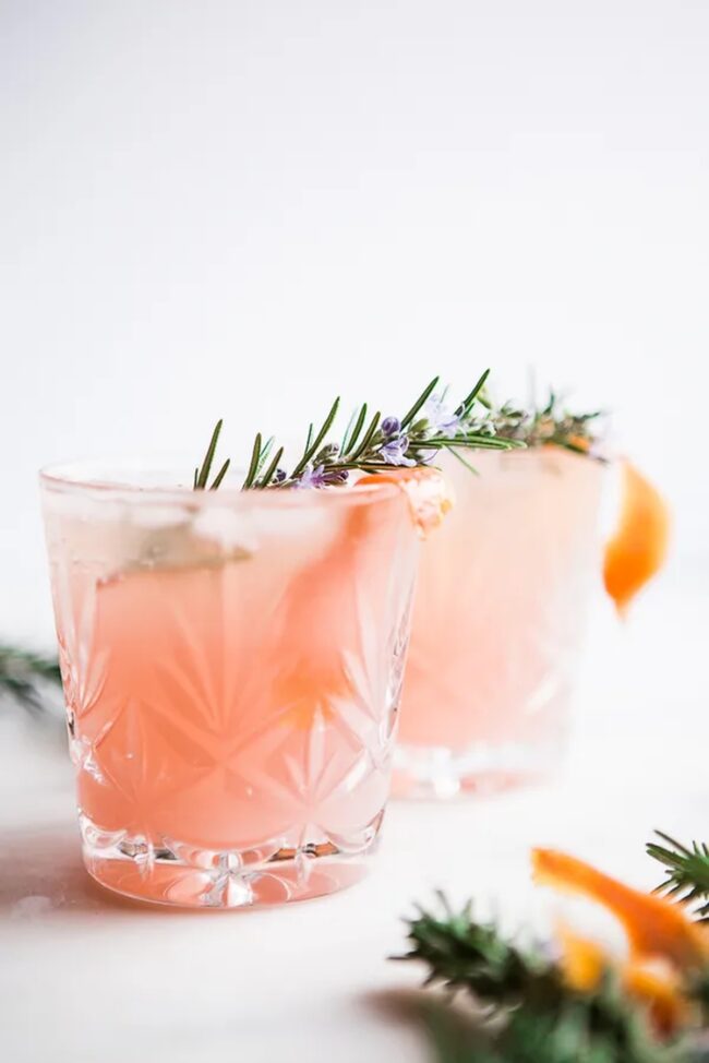 Orange Cardamom Gin Fizz