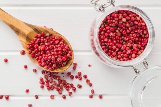 Grounded Pink Peppercorns