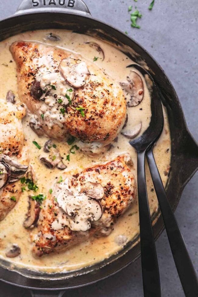 Chicken Breast with Mushroom Sauce