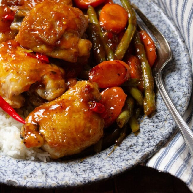 Sweet and Sour Chicken Thighs