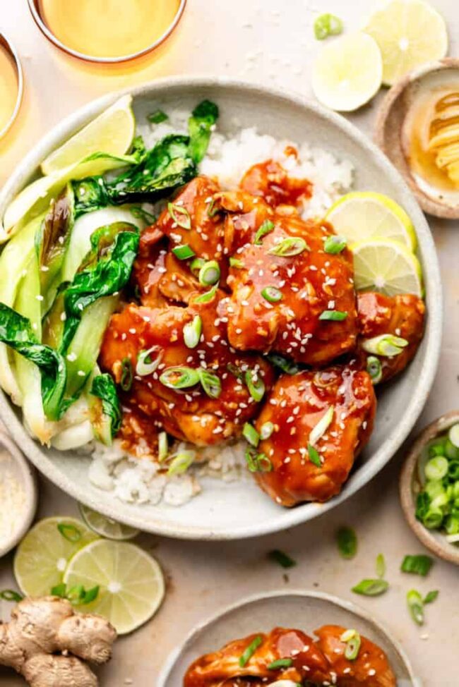 Honey Garlic Chicken Thighs