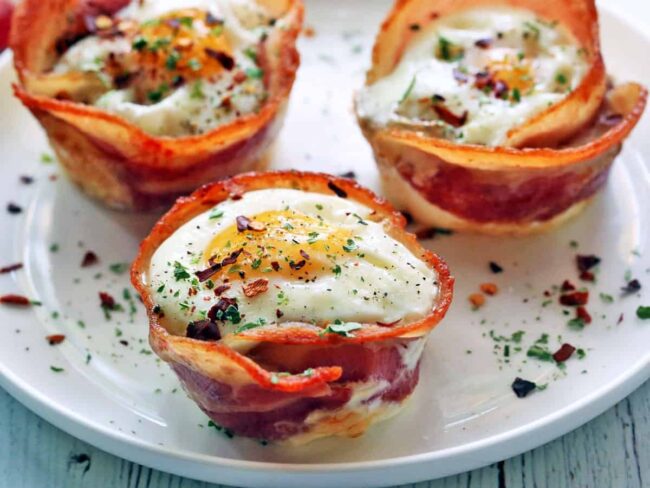 Bacon and Egg Cups