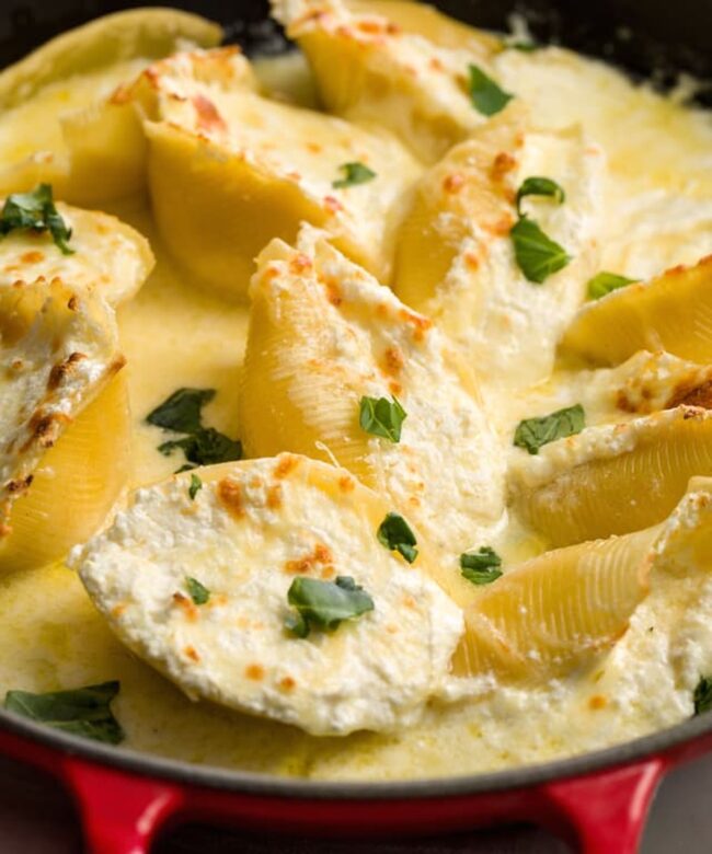 Four Cheese Stuffed Shells