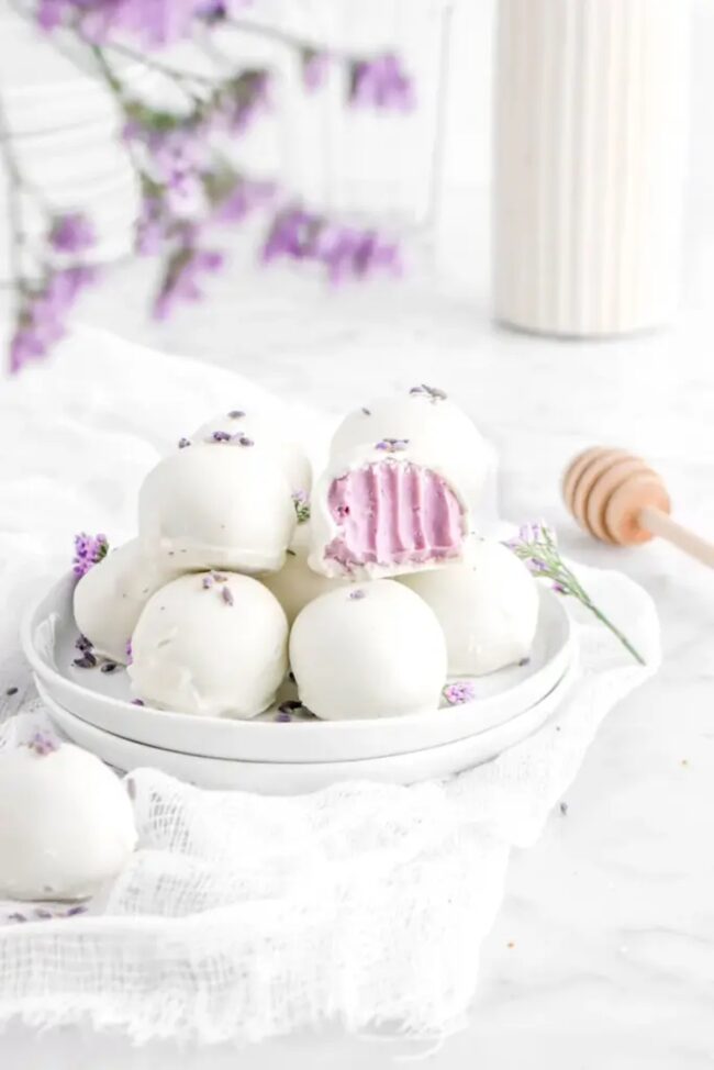 Lavender White Chocolates