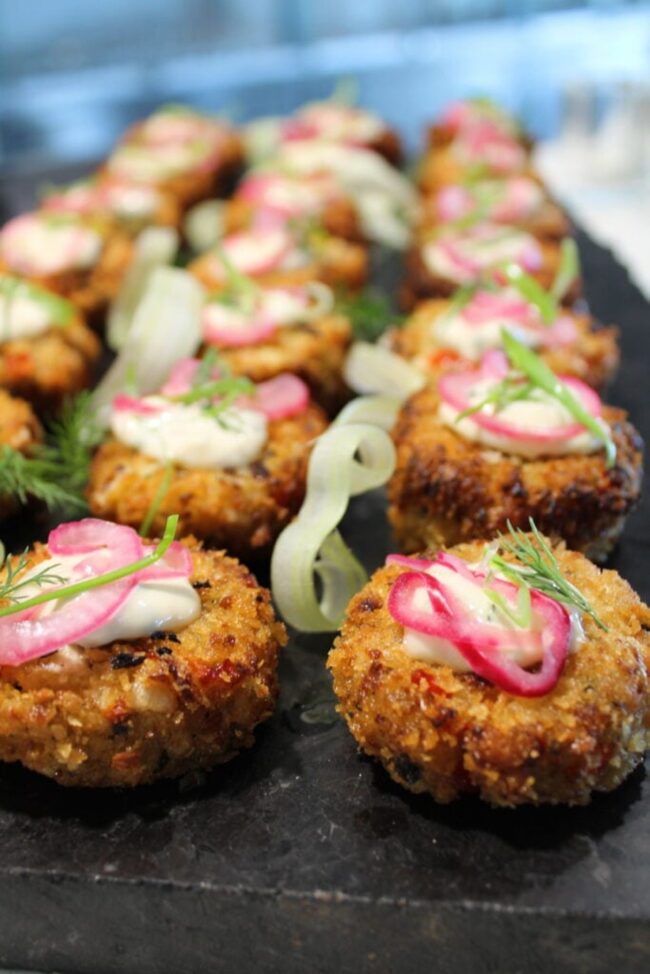 Hearts of Palm Crab Cakes