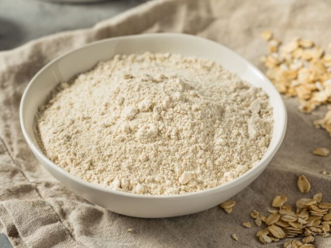 Oats Ground to Flour