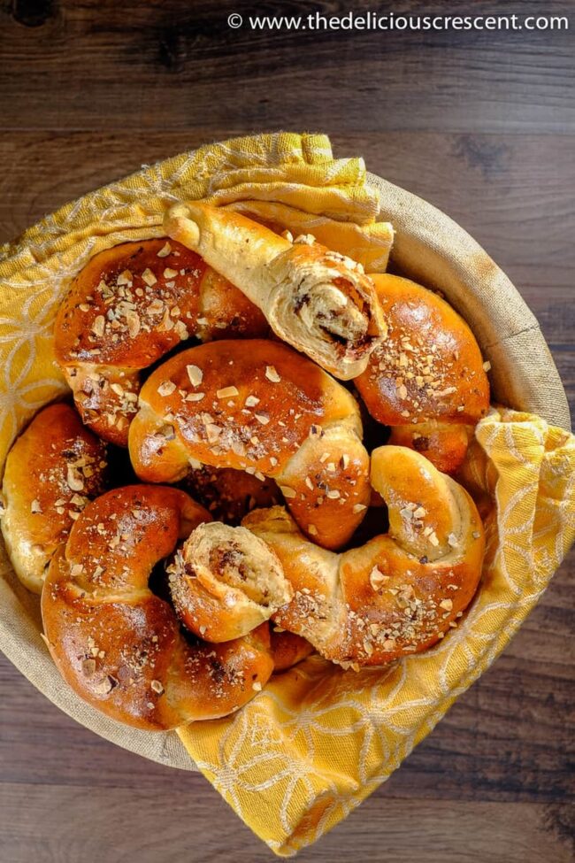 Chocolate Hazelnut Crescent Rolls