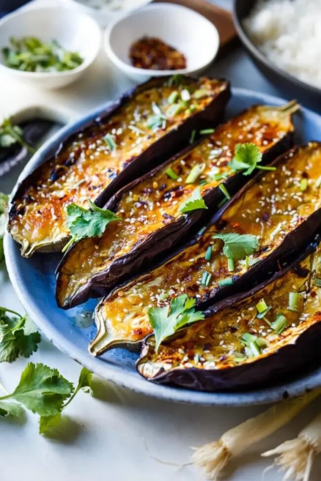 Miso-Glazed Eggplant