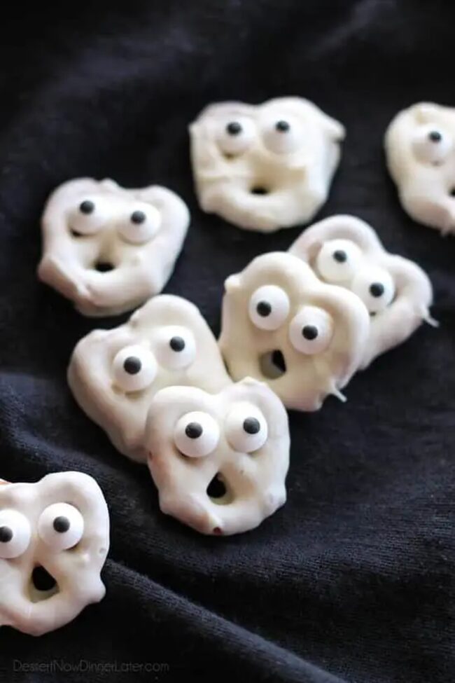 Ghost Pretzels