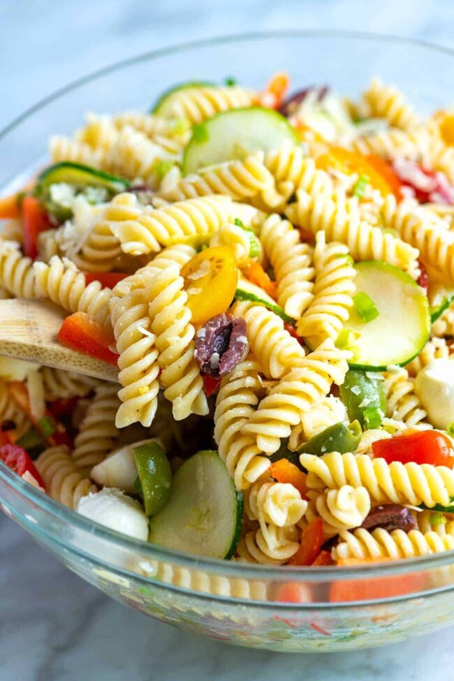 Leftover Pasta Salad