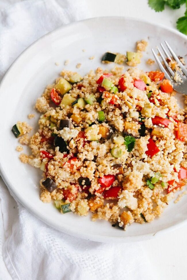 Roasted Vegetable Quinoa Salad