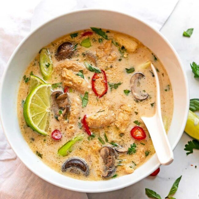 Thai Coconut Chicken Soup