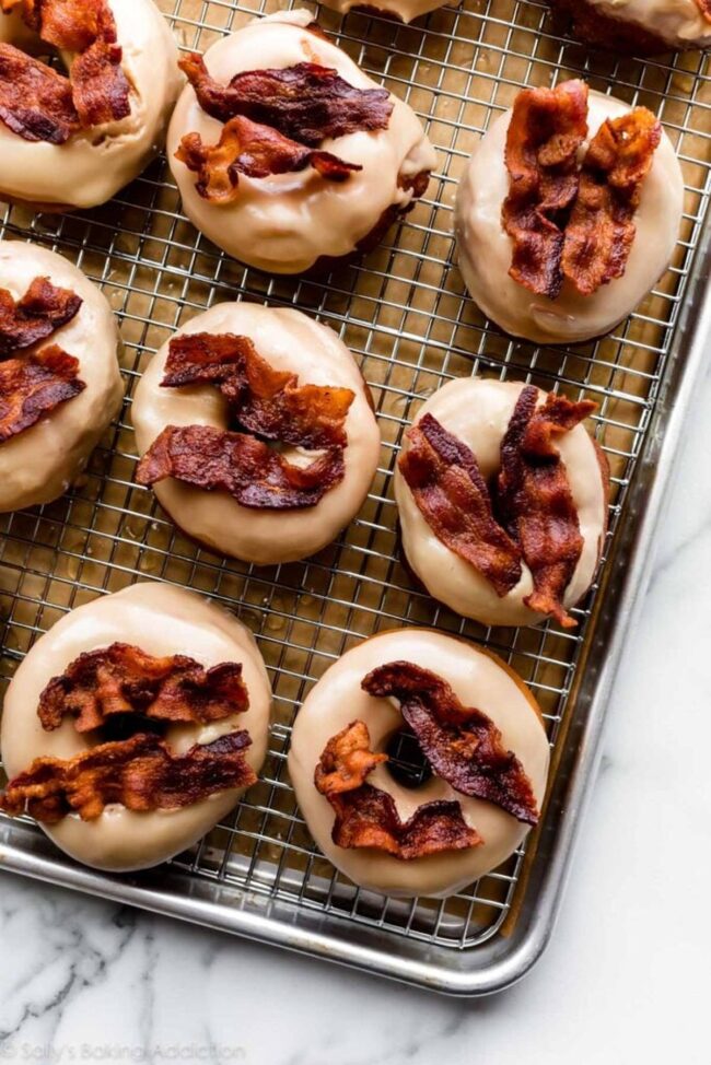 Maple Bacon Donuts