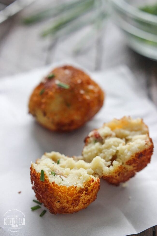 Loaded Mashed Potato Balls
