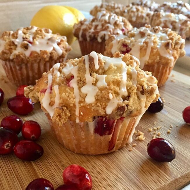 Cranberry Walnut Muffins