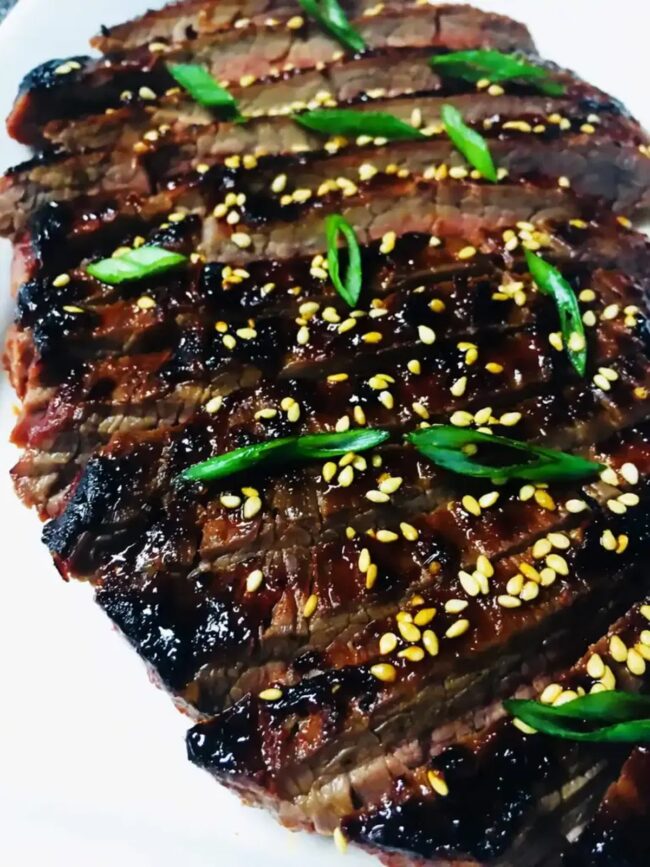 Spicy Korean Flank Steak