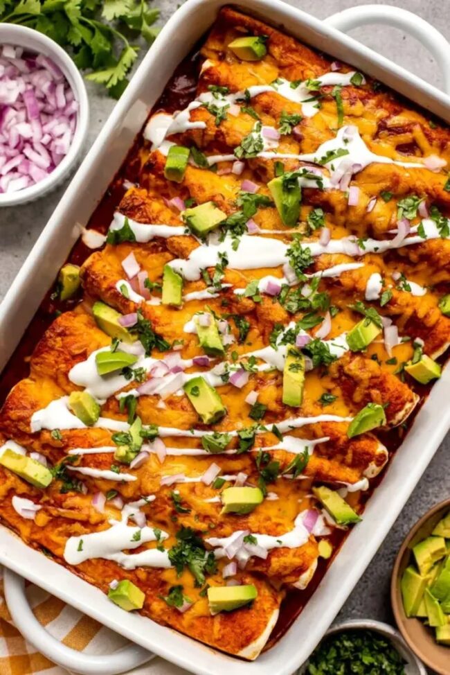 Turkey and Black Bean Enchiladas