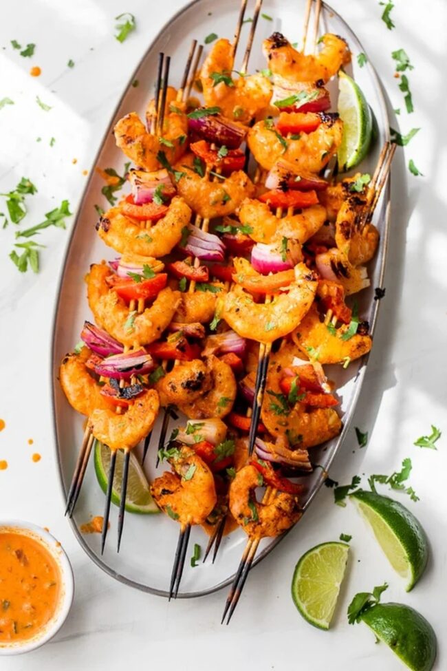 Coconut Curry Grilled Shrimp