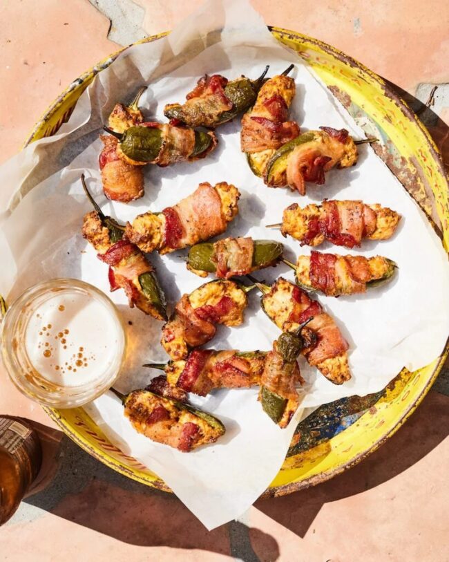 Spicy Chorizo Stuffed Jalapenos