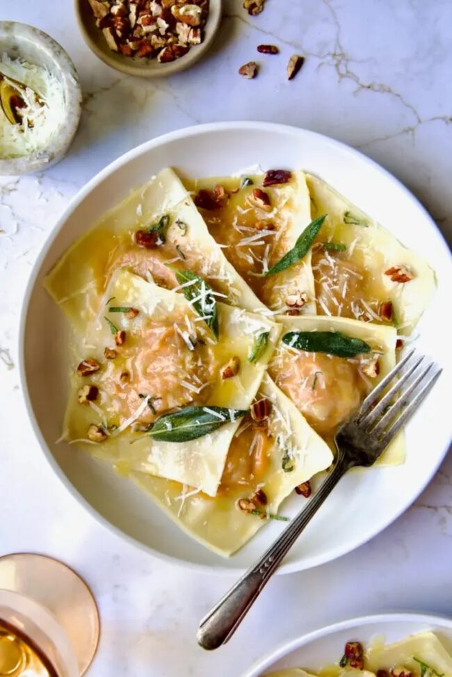 Pumpkin Sage Ravioli