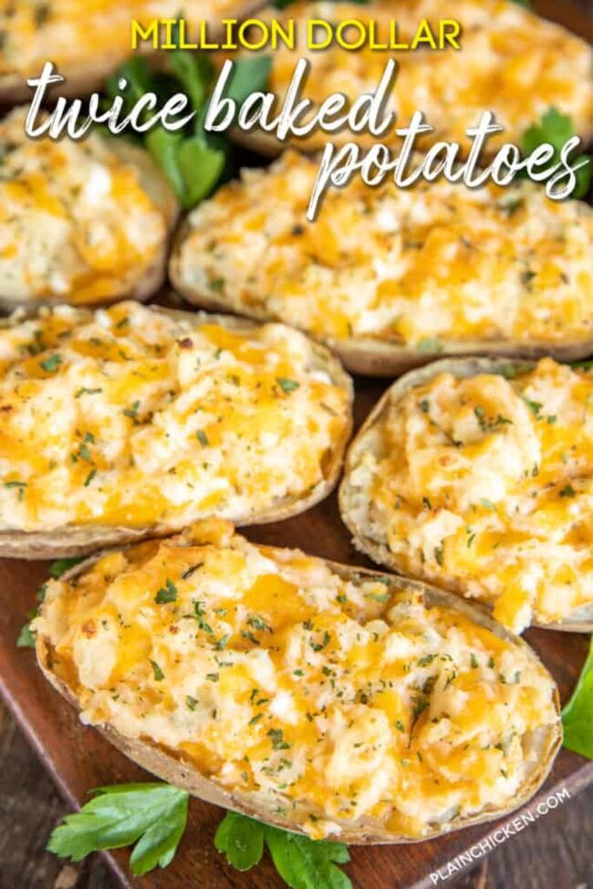 Twice-Baked Potatoes with Cottage Cheese