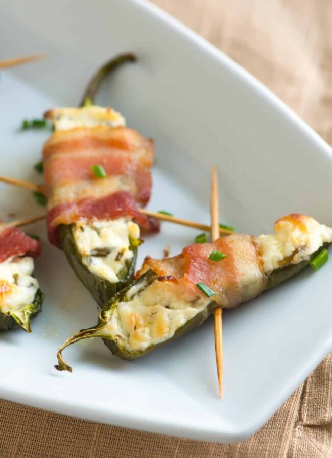 Bacon-Wrapped Jalapeno Poppers